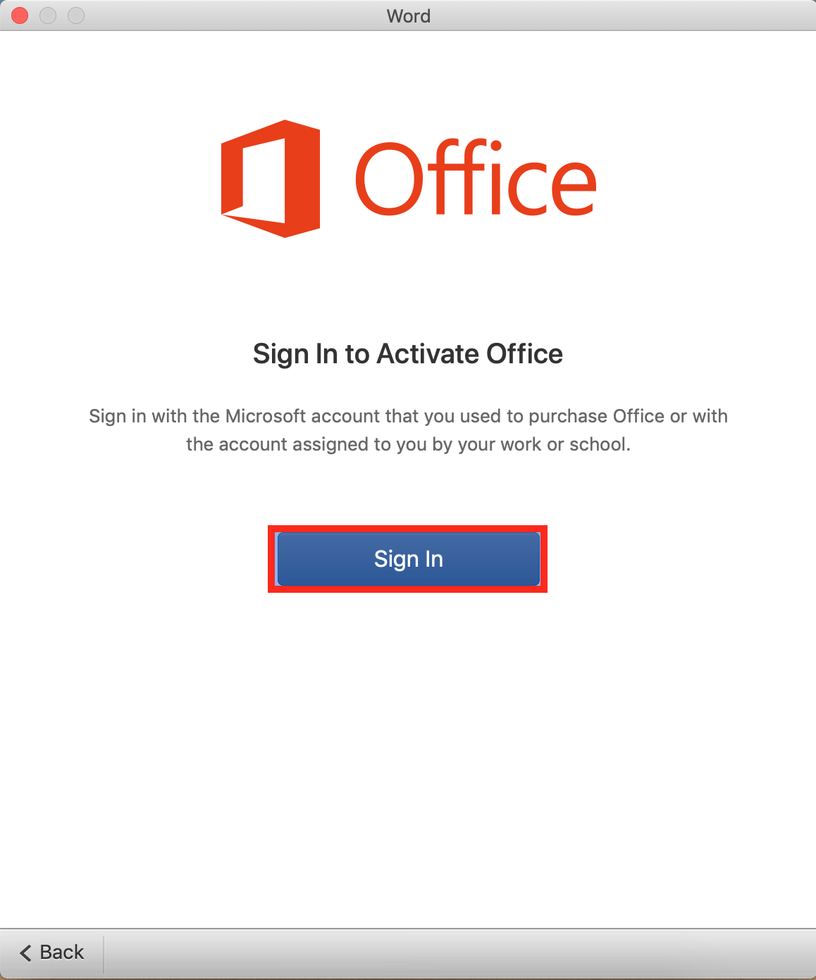 Office Home & Business 2016 For Mac Activation Key