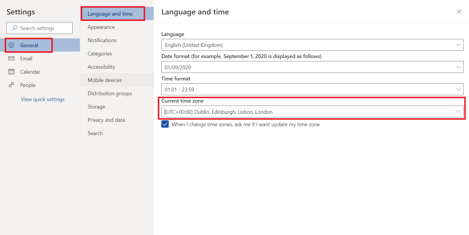 How To Change Time Zone In Outlook Mac App Pasamost