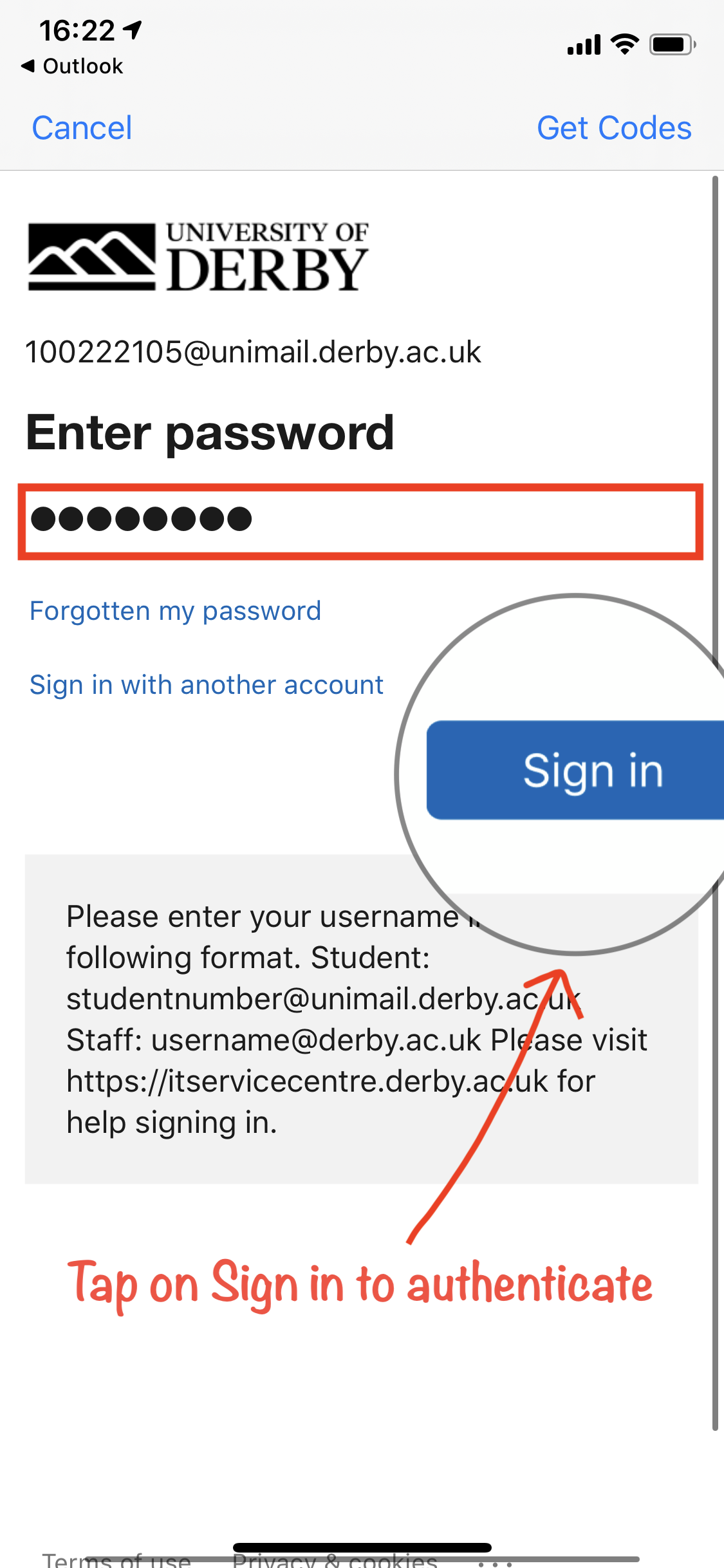 How to Set Up Unimail on iPhone – IT Services - University of Derby